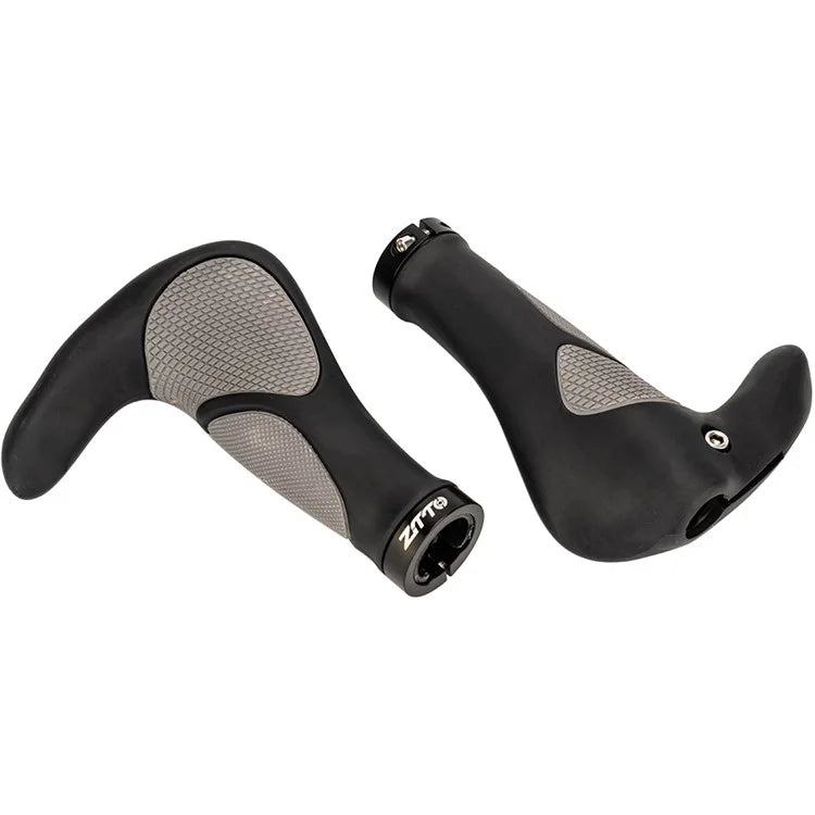 ZTTO AG43 1 Pair Bicycle Ergonomic Horn Shape Handlebar Grip Cover for MTB Bike
