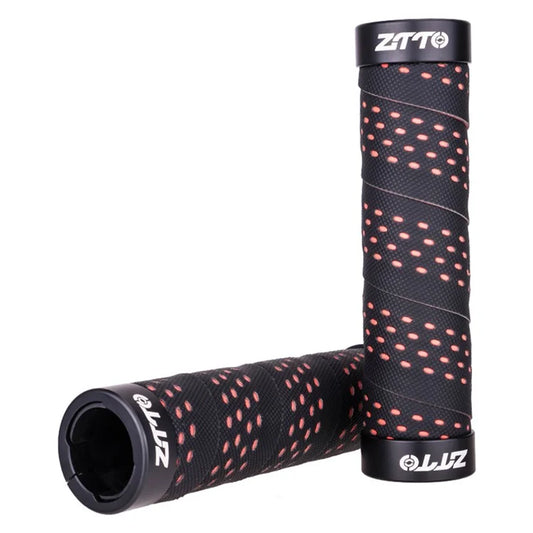 ZTTO AG115 Shockproof Bicycle Handle Bar Grips MTB Mountain Bike Handlebar Cover+Red