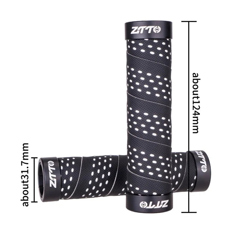 ZTTO AG115 Shockproof Bicycle Handle Bar Grips MTB Mountain Bike Handlebar Cover+Red
