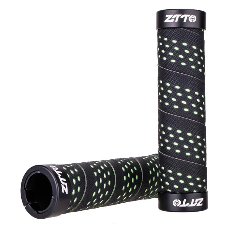ZTTO AG115 Shockproof Bicycle Handle Bar Grips MTB Mountain Bike Handlebar Cover+Green
