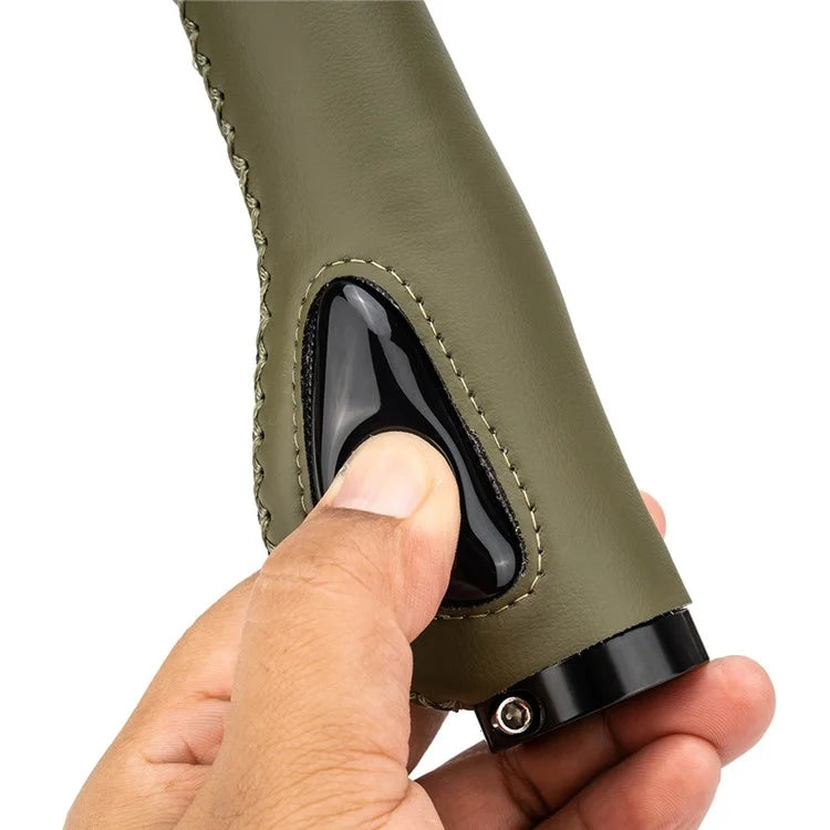 ZTTO AG61 1 Pair Bike Handlebar Grip Liquid Silicone Shock Absorption Anti-slip Bicycle Handlebar Grips