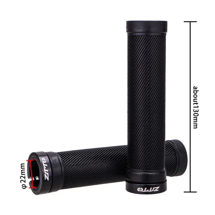 ZTTO AG40 Bike Anti-slip Handlebar Single-sided Locking Shockproof Rubber Bicycle Grips