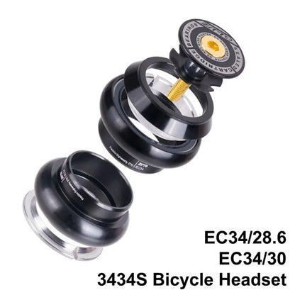ZTTO 3434S 34mm Aluminum Alloy Bike Headset Straight Tube Front Fork Bearing Headset