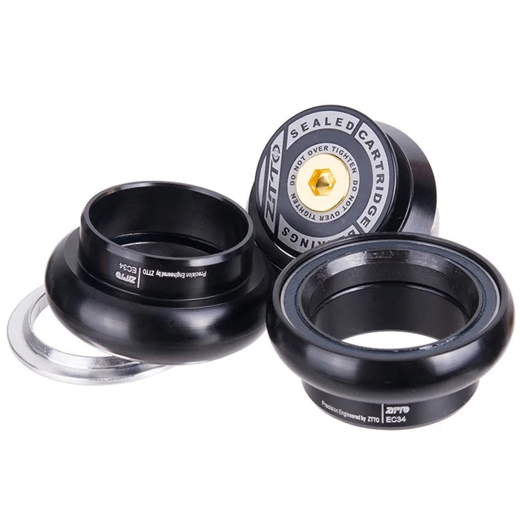ZTTO 3434S 34mm Aluminum Alloy Bike Headset Straight Tube Front Fork Bearing Headset