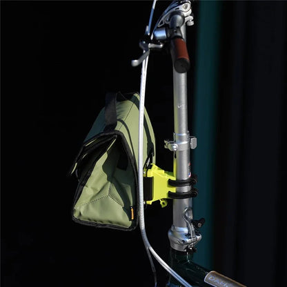 RHINOWALK SK701 For Brompton Bicycle Front Carrier Block Load-Bearing Base DIY Bike Bag Mount Adapter