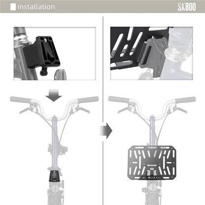 RHINOWALK SK800 10kg Loading Aluminum Alloy DIY Bicycle Front Mount Adapter