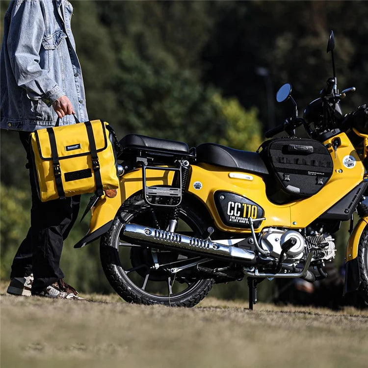 RHINOWALK MTR006 For Honda Cross Cub C110X Carbon Steel Motorcycle Pannier Rack