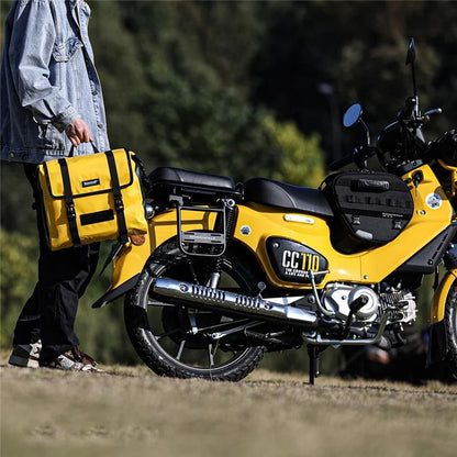 RHINOWALK MTR006 For Honda Cross Cub C110X Carbon Steel Motorcycle Pannier Rack