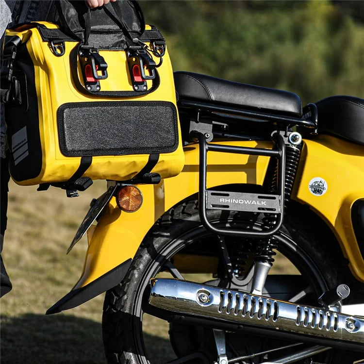 RHINOWALK MTR006 For Honda Cross Cub C110X Carbon Steel Motorcycle Pannier Rack