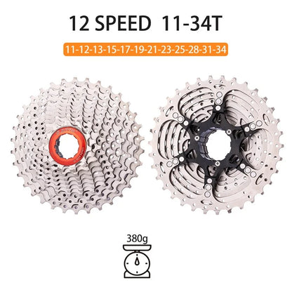 ZTTO Road Bicycle Steel Flywheel Bike Hollow 12 Speed Cassette Flywheel