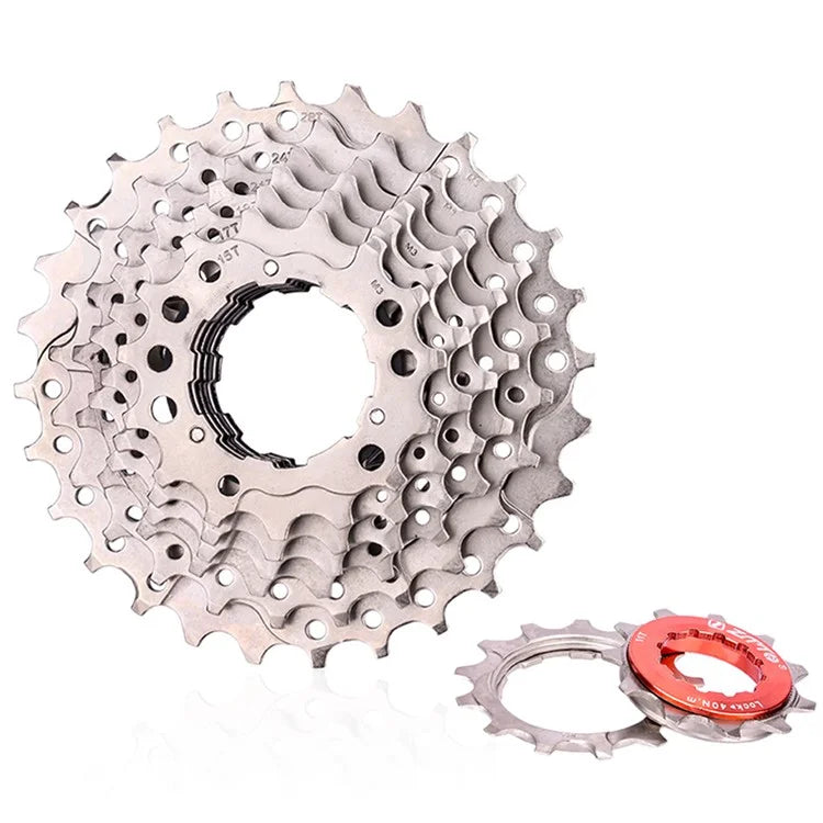 ZTTO Silver 10 Speed Flywheel Bike Cassette for Road Bicycle
