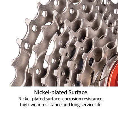 ZTTO Silver 10 Speed Flywheel Bike Cassette for Road Bicycle