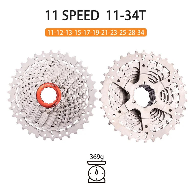 ZTTO Road Bike 11 Speed Flywheel Silver Bicycle Cassette Replacement Part