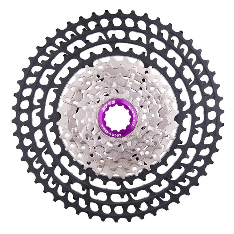 ZTTO 1050SLRHY Aluminum Alloy Flywheel 10 Speed 11T-50T Racing Bike Cassette Replacement