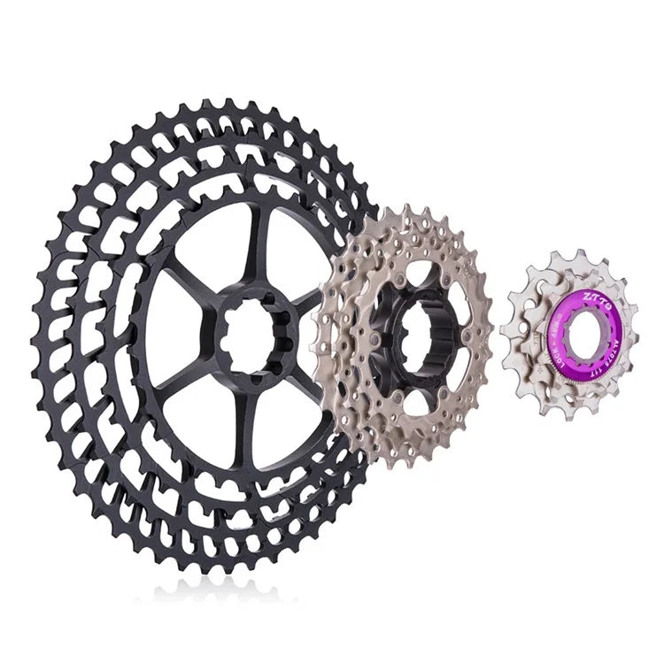 ZTTO 1050SLRHY Aluminum Alloy Flywheel 10 Speed 11T-50T Racing Bike Cassette Replacement