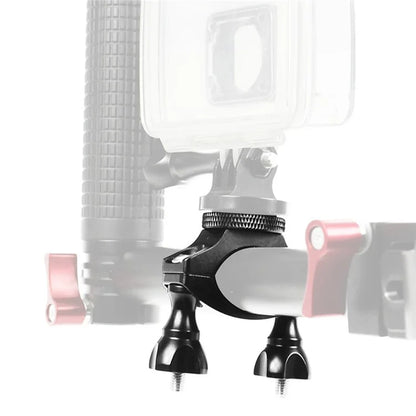 KF27870 Bike Camera Mount for Mountain Bicycle 1 / 4-inch Screw Adapter Action Camera Bracket for GoPro OSMO
