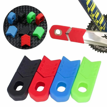 ZTTO XQBT 1 Pair Bicycle Fixed Gear Crank Protective Cap Bike Chainwheel Crank Silicone Cover