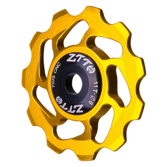 ZTTO 11T Bicycle Ceramic Bearing Jockey Wheel Aluminium Alloy Rear Derailleur Guide Roller