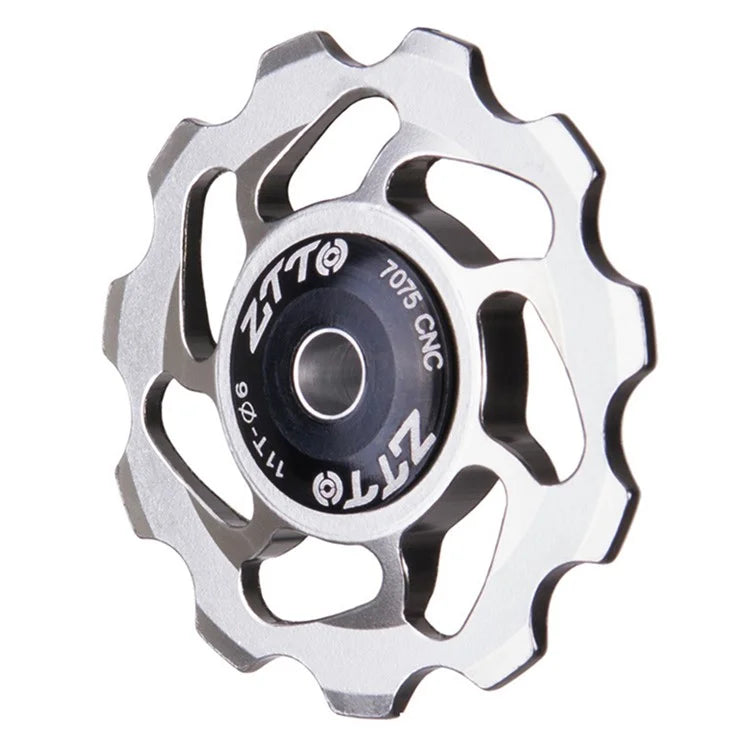 ZTTO 11T Bicycle Ceramic Bearing Jockey Wheel Aluminium Alloy Rear Derailleur Guide Roller