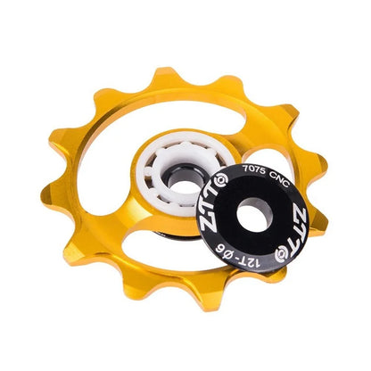 ZTTO ZT-12T Mountain Bike 12T Ceramic Bearing Derailleur Pulley Aluminum Alloy Guide Wheel