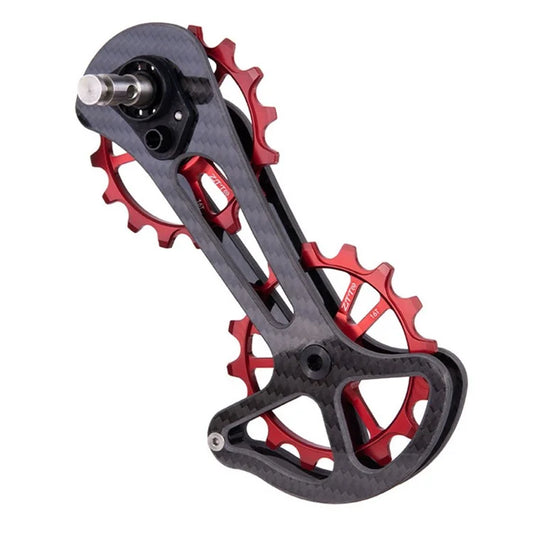 ZTTO 8700RD Ceramic Bearing Carbon Fiber Lightweight Bike Derailleur Pulley