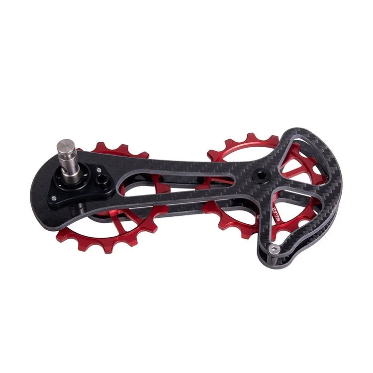 ZTTO 8700RD Ceramic Bearing Carbon Fiber Lightweight Bike Derailleur Pulley