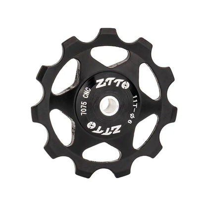 ZTTO 11T Rear Derailleur Pulley Bike Bicycle Metal Bearing Jockey Wheel Aluminium Alloy Rear Derailleur Guide Roller