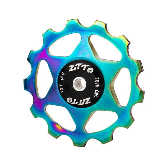 ZTTO 13T Aluminium Alloy Bike Rear Derailleur Pulley Bearing Wheel Guide Roller