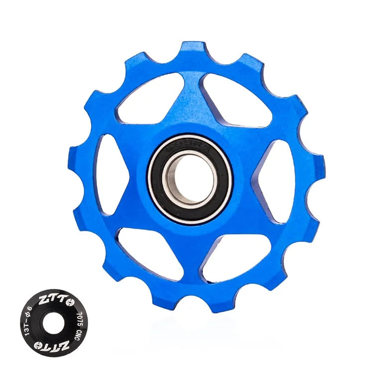 ZTTO 13T Aluminium Alloy Bike Rear Derailleur Pulley Bearing Wheel Guide Roller