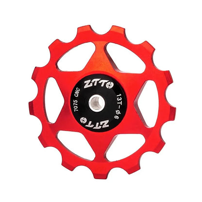 ZTTO 13T Aluminium Alloy Bike Rear Derailleur Pulley Bearing Wheel Guide Roller