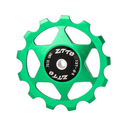 ZTTO 13T Aluminium Alloy Bike Rear Derailleur Pulley Bearing Wheel Guide Roller