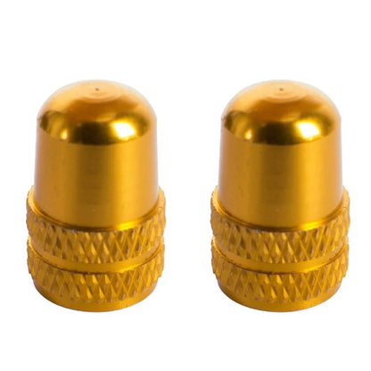 ZTTO 1 Pair Aluminum Alloy Bike Schrader Valve Cap Dust Cover for MTB Bicycle