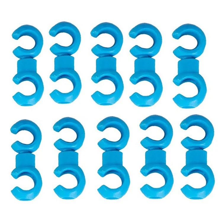 ZTTO 10Pcs Bicycle Cross Line Clips Mountain Road Bicycle Brake Gear Cable S Style Clips