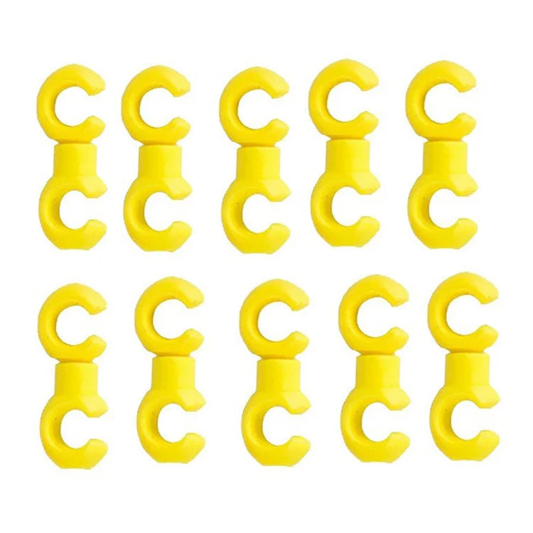 ZTTO 10Pcs Bicycle Cross Line Clips Mountain Road Bicycle Brake Gear Cable S Style Clips