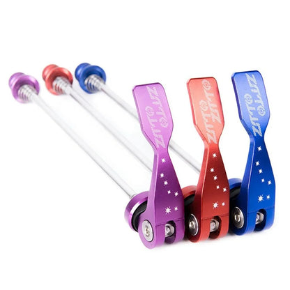 ZTTO Cycling Wheel Hub Front Rear Skewer Aluminum Alloy Handle Quick Release Lever Set