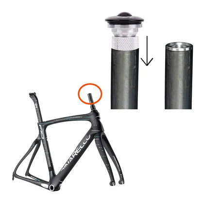 ZTTO PZ1 28.6mm Bike Front Fork Headset Expander Top Cap Aluminum Expansion Bolt