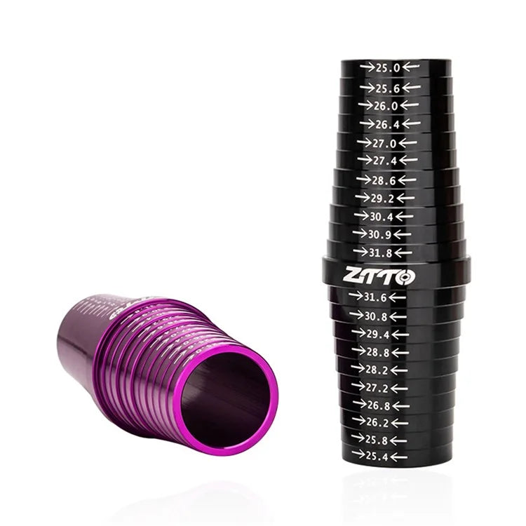 ZTTO ZGCL Metal Bike Seat Tube Seatpost Size Measurement Sizing Gauge for 25mm-31.8mm