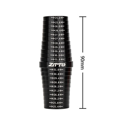 ZTTO ZGCL Metal Bike Seat Tube Seatpost Size Measurement Sizing Gauge for 25mm-31.8mm