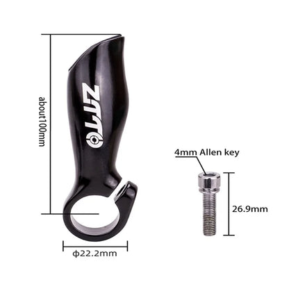 ZTTO ZT-FB 1 Pair Ergonomic Bike Cycling Small Handles Aluminum Alloy Bicycle Auxiliary Handle