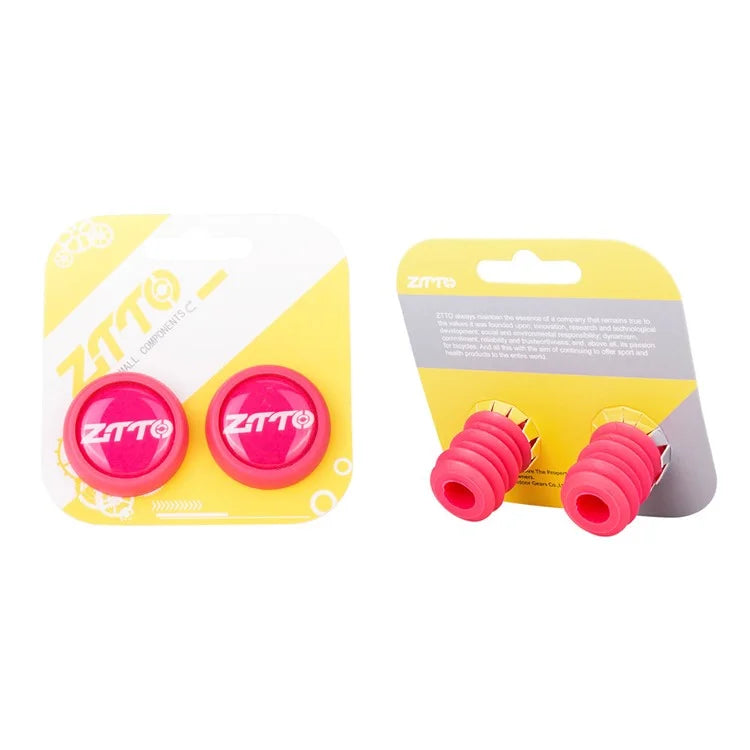 ZTTO 22.2mm Bicycle Handlebar End Plugs MTB Road Bike Handle Grip Rubber Caps
