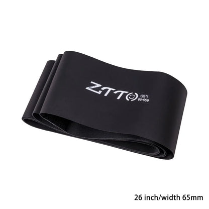 ZTTO 26'' Bicycle Rim Strip 65mm Width Bicycle Inner Tube Pad Rim Liner Protection Pad Puncture Proof Belt