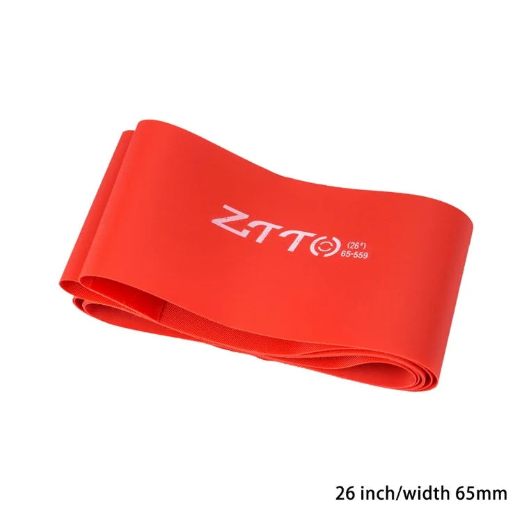 ZTTO 26'' Bicycle Rim Strip 65mm Width Bicycle Inner Tube Pad Rim Liner Protection Pad Puncture Proof Belt
