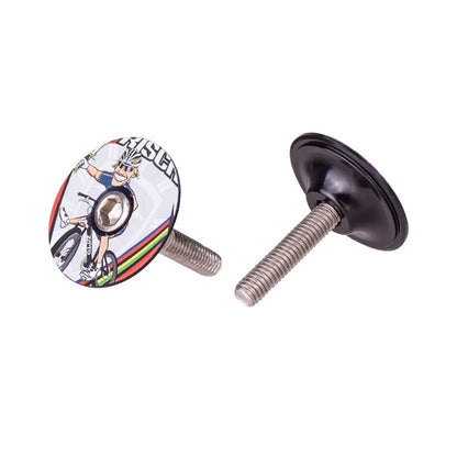 ZTTO 28.6mm Bike Front Fork Stem Top Caps Aluminum Alloy  Bicycle Headset Top Covers with Bolts