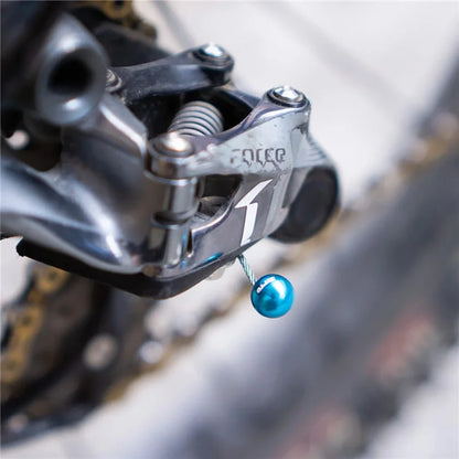 ZTTO XWM2 4pcs Ball Aluminum Alloy Bike Brake Cable Caps Gear Wire End Tips Crimps with Wrench for Road Bike