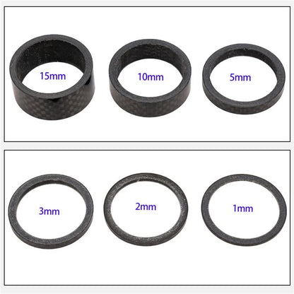 ZTTO 28.6mm Bicycle Headset Spacer Carbon Fiber Gasket Bike Front Fork Spare Parts