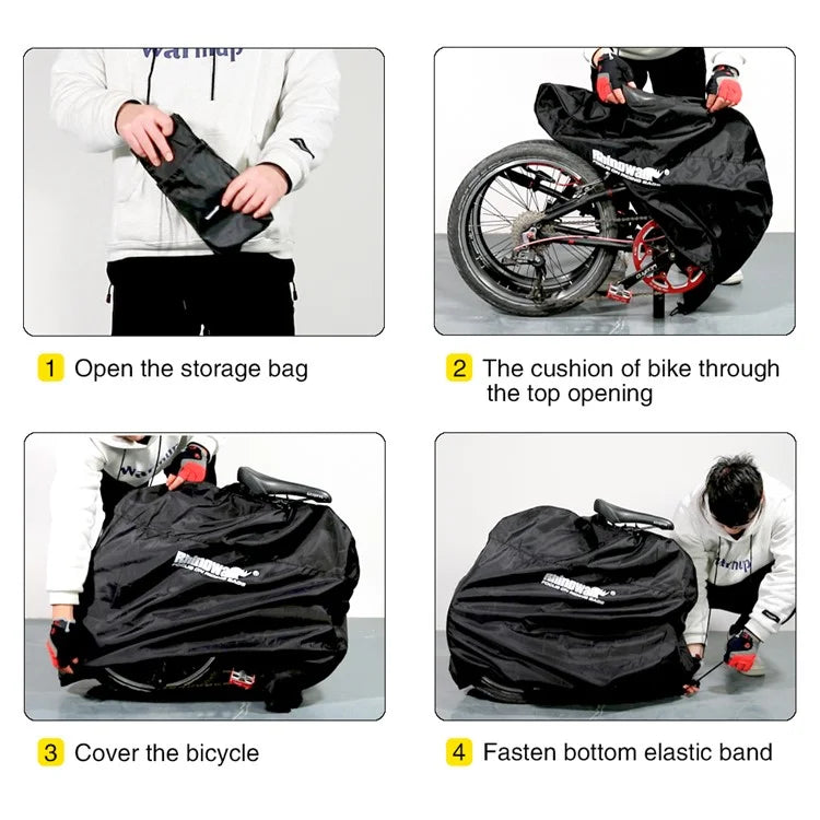 RHINOWALK RF202 Folding Bike Bag for 20 Inch-22 Inch Outdoors Bike Transport Bag