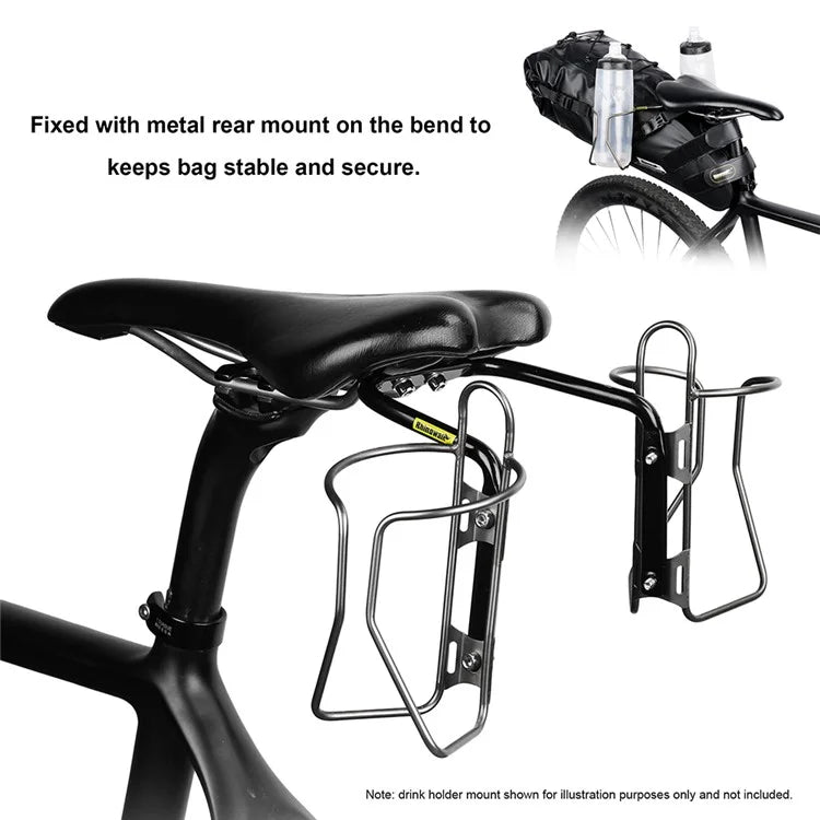 RHINOWALK Aluminum Alloy Bicycle Saddle Bag Stabilizer Support for Saddle Bag Anti Shaking
