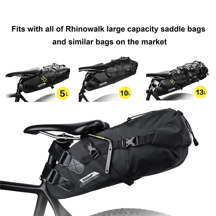 RHINOWALK Aluminum Alloy Bicycle Saddle Bag Stabilizer Support for Saddle Bag Anti Shaking