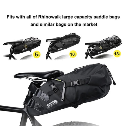RHINOWALK Aluminum Alloy Bicycle Saddle Bag Stabilizer Support for Saddle Bag Anti Shaking