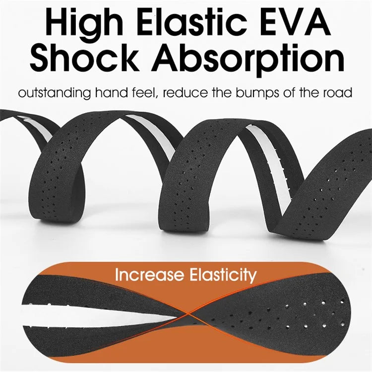 WEST BIKING YP0804062 Anti-Skid Bike Handlebar Wrap Strap Elastic EVA Handlebar Tape